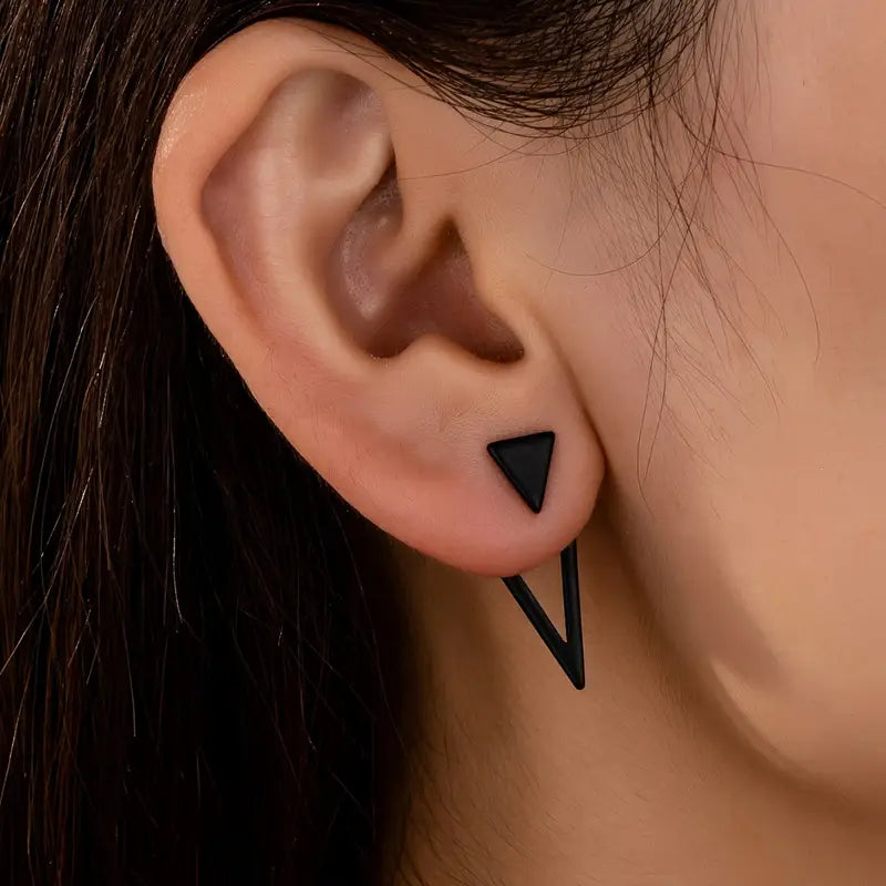 Double Triangle Earrings